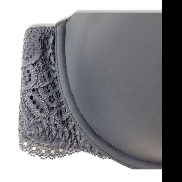 La Vie En Rose Lightly Lined Demi Bra Charcoal 38DD - Picture 7 of 12